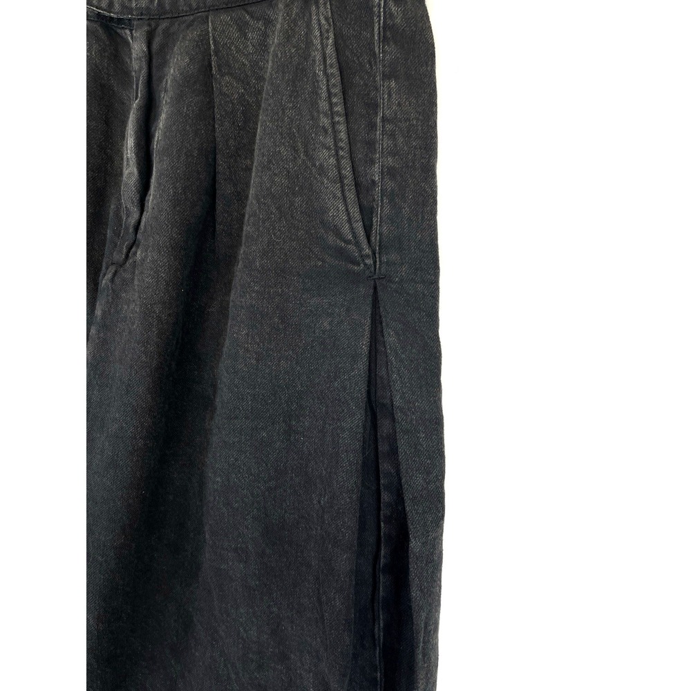 Free People Womens Cool Harbor Wide Leg Pleated Pants Size XS Black Barrel Boho - Picture 5 of 14
